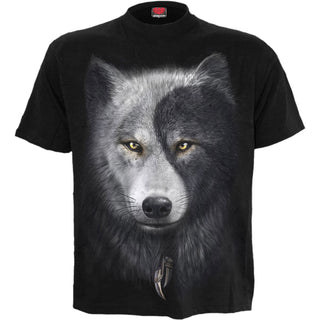 Spiral T-Shirt: Wolf Chi (Black)