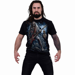 Spiral T-Shirt: Grim Rocker (Black)