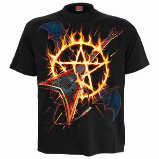 Spiral T-Shirt: Hot Metal (Black)