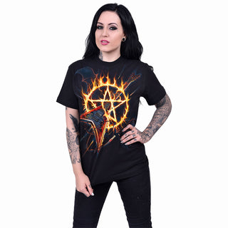 Spiral T-Shirt: Hot Metal (Black)