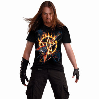 Spiral T-Shirt: Hot Metal (Black)