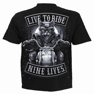 Spiral T-Shirt: Nine Lives (Black)