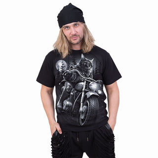 Spiral T-Shirt: Nine Lives (Black)