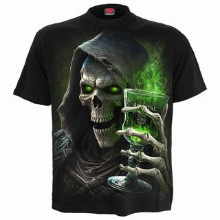 Spiral T-Shirt: The Green Fairy (Black) (Back Print)