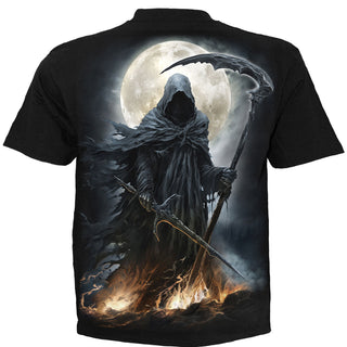 Spiral T-Shirt: Shadow Rider (Black) (Back Print)