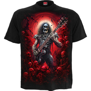 Spiral T-Shirt: Tomb Of Rock (Black) (Back Print)