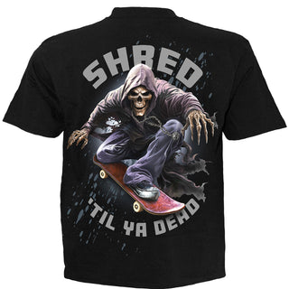 Spiral T-Shirt: Soul Boarder (Black) (Back Print)