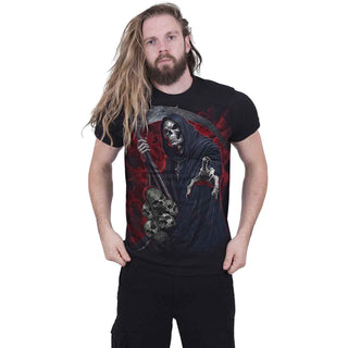 Spiral T-Shirt: Reaper Revenge (Black) (Back Print)