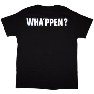 The English Beat Unisex T-Shirt: Wha'ppen F&B (Black) (Back Print)