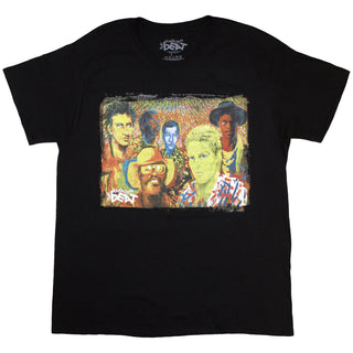 The English Beat Unisex T-Shirt: Wha'ppen F&B (Black) (Back Print)