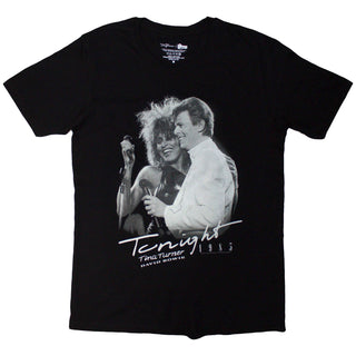 Tina Turner & David Bowie T-Shirt: Tonight 1985 (Black)