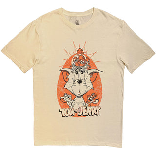 Tom & Jerry T-Shirt: Tom Bird Nest (Natural)