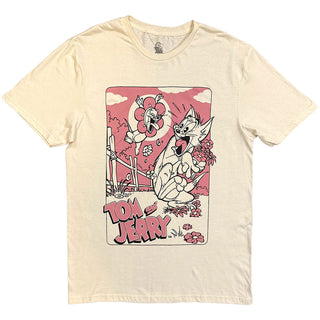 Tom & Jerry T-Shirt: Flower Picking (Natural)