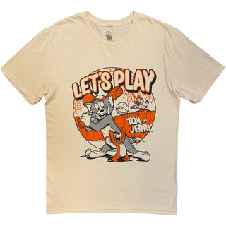 Tom & Jerry T-Shirt: Let's Play (Natural)
