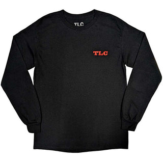 TLC Unisex Long Sleeve T-Shirt: CrazySexyCool Photo European Tour 2022 (Black) (Back Print & Ex-Tour)