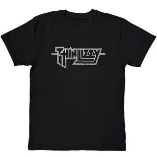 Thin Lizzy T-Shirt: Logo Mono (Black)