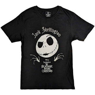 Disney Unisex T-Shirt: The Nightmare Before Christmas Jack Head (Embellished)