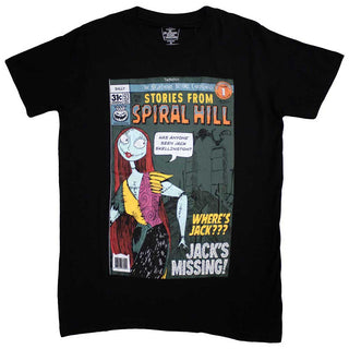 Disney Unisex T-Shirt: The Nightmare Before Christmas Spiral Hill Sally