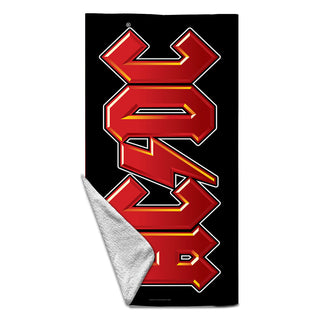 AC/DC Beach Towel: Logo Black (Multicolour)