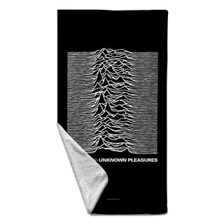 Joy Division Beach Towel: Unknown Pleasures Black (Multicolour)
