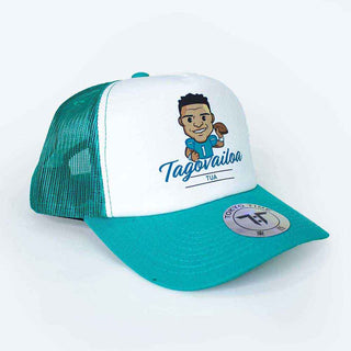 Tokyo Time Unisex Mesh Back Cap: Tua Tagovalioa NFLPA Emoji