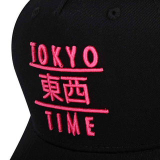 Tokyo Time Baseball Cap: TT Heritage Pink Logo