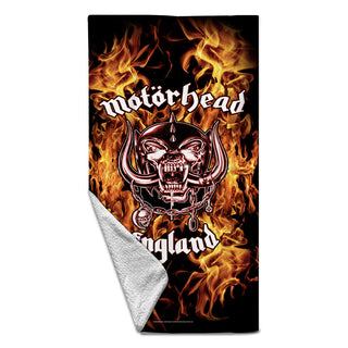 Motorhead Beach Towel: England Fire (Multicolour)