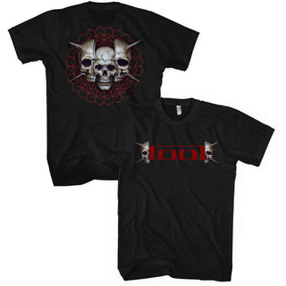 Tool T-Shirt: Skull Spikes (Back & Sleeve Print)
