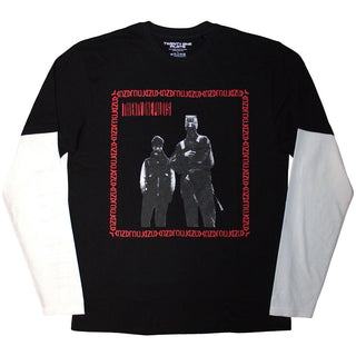 Twenty One Pilots Layered Long Sleeve T-Shirt: Run Frame (Black & White)