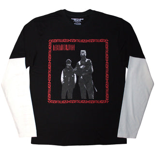 Twenty One Pilots Layered Long Sleeve T-Shirt: Run Frame (Black & White)