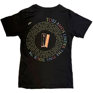 Tori Amos Unisex T-Shirt: Under The Pink Tour (Black) (Back Print)