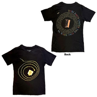 Tori Amos T-Shirt: Under The Pink Tour (Black) (Back Print)
