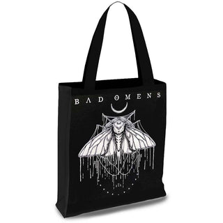 Bad Omens Tote Bag: Moth (Black)