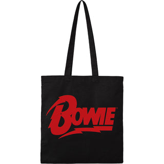 David Bowie Cotton Tote Bag: Logo