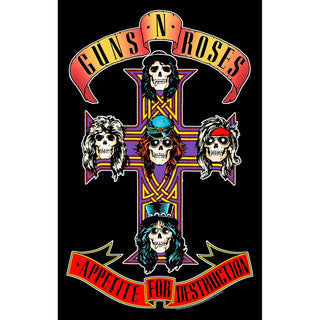 Guns N' Roses Textile Poster: Appetite For Destruction