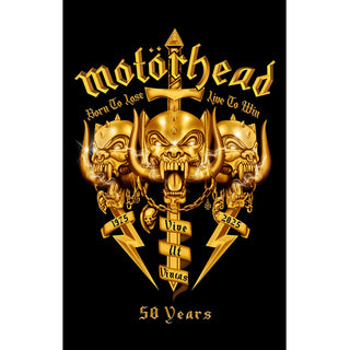 Motorhead Textile Poster: Core 50th