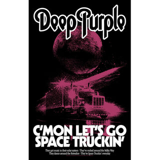 Deep Purple Textile Poster: Space Truckin'