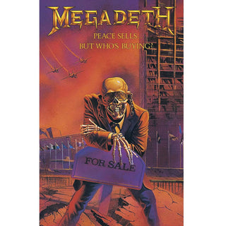 Megadeth Textile Poster: Peace Sells