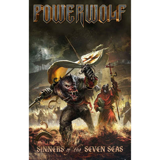 Powerwolf Textile Poster: Sinners Of The Seven Seas