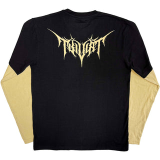 Trivium Layered Long Sleeve T-Shirt: Red Demon (Black & Sand) (Back Print)