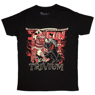 Trivium Unisex T-Shirt: Shogun (Black) (Back Print)