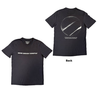 Turnstile T-Shirt: Right Place, Right Time (Charcoal Grey) (Back Print)