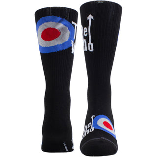 The Who Crew Socks: Target Logo (Black) (UK Size 6.5 - 11)