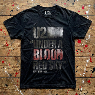 U2 Carbon T-Shirt: Blood Red Sky Live (Black)