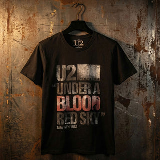 U2 Carbon T-Shirt: Blood Red Sky Live (Black)