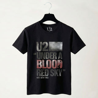 U2 Carbon T-Shirt: Blood Red Sky Live (Black)