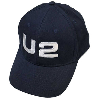 U2 Unisex Baseball Cap: White Logo (Ex-Tour)