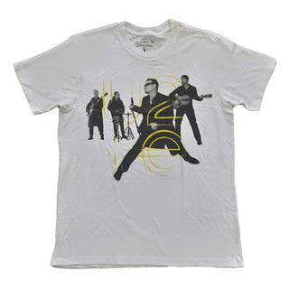 U2 T-Shirt: Live Action (Back Print) (Ex-Tour)