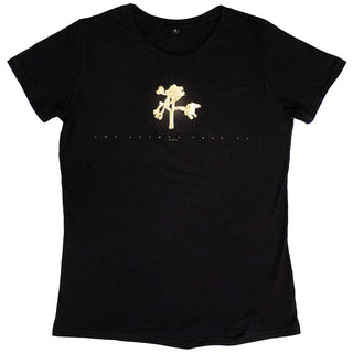 U2 Ladies Babydoll T-Shirt: Gold Tree Flock (Ex-Tour)