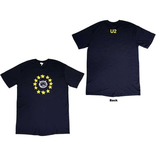 U2 Unisex T-Shirt: EU Stars 2018 (Ex-Tour)